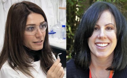 From left: Dr Nasim Amiralian and Dr Caitlin Curtis Dr Nasim Amiralian and Dr Caitlin Curtis